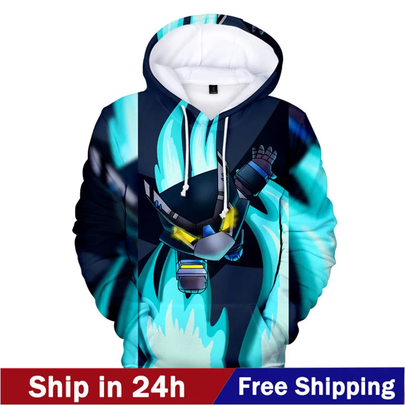 

Ship In 24 Hours Shoot Star Game Hoodie Shark Leon Crow Sweatshirts Boys Girls Children 3D Print Womens Clothing Kids Tops