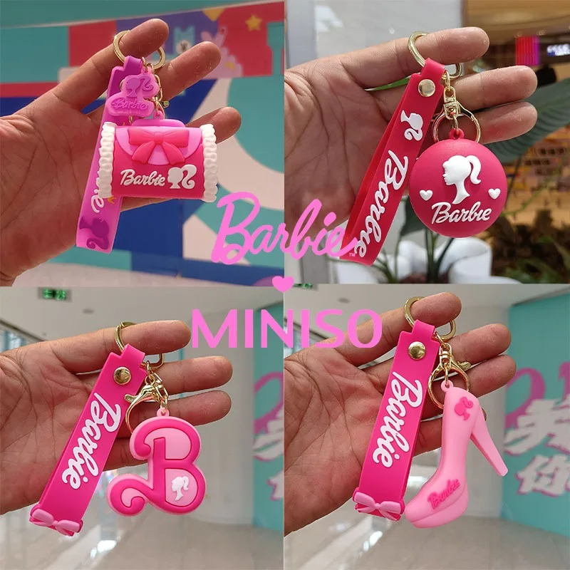 Новинка 2023, брелоки MINISO для Барби для рюкзака