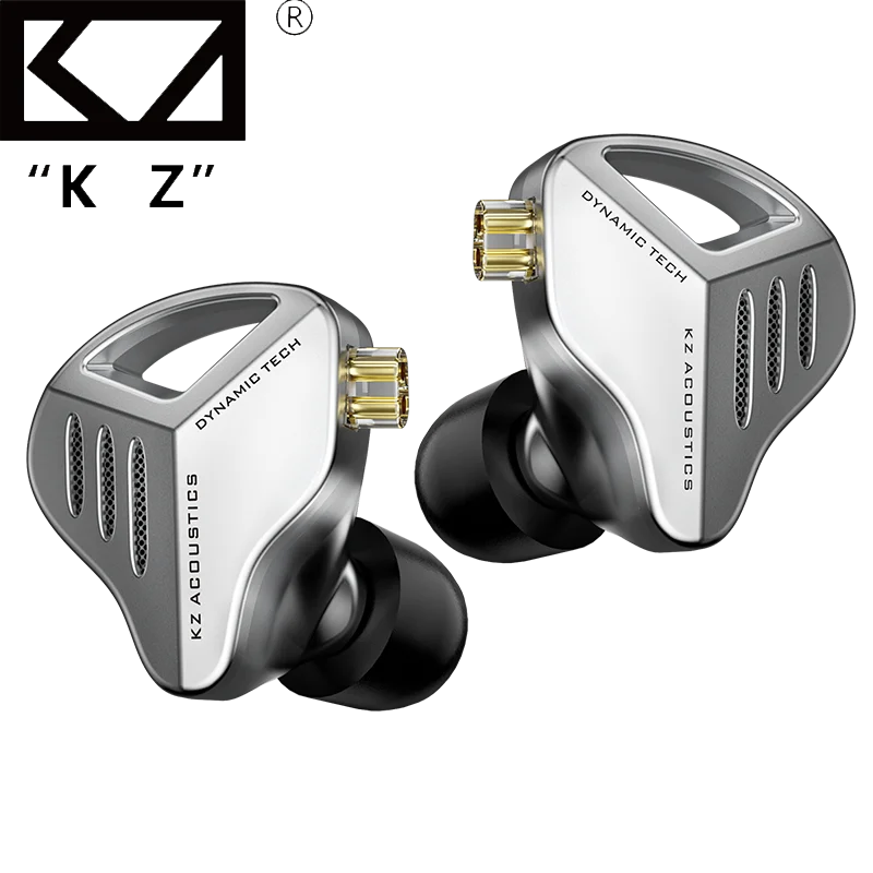 

KZ ZVX Earphones 1 Dynamic HIFI Bass Earbuds In Ear Monitor Headphones Sport Noise Cancelling Headset