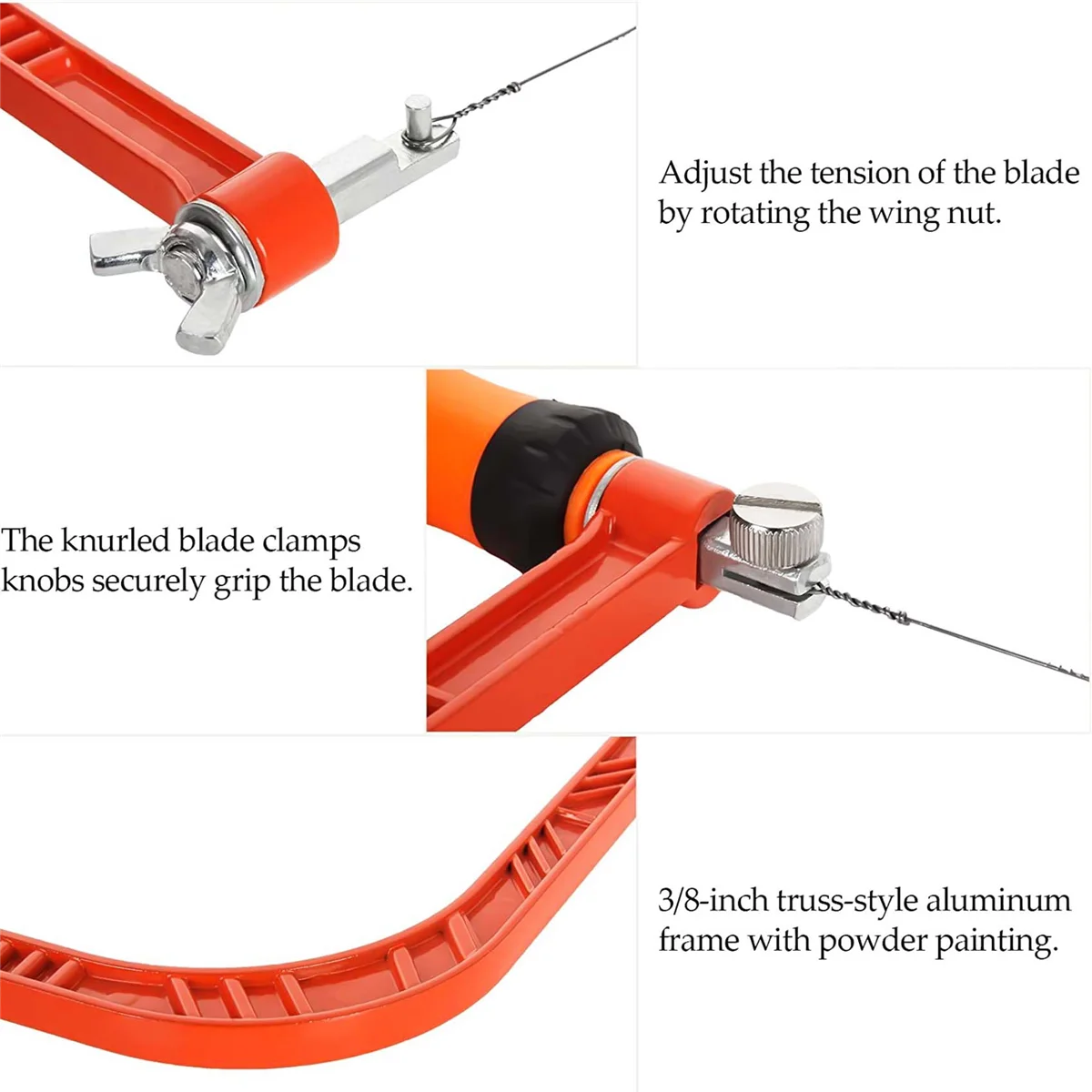 6-дюймовая ручная пила для копирования рама ладовой пилы и дополнительный набор
