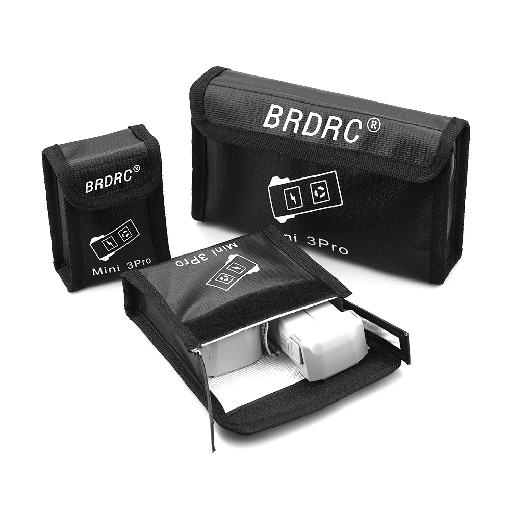 

Battery Bag For DJI Mini 3 Pro Fireproof Explosion-proof Battery Safe Lipo Battery Bag Protector For DJI Mini 3 Pro Accessories
