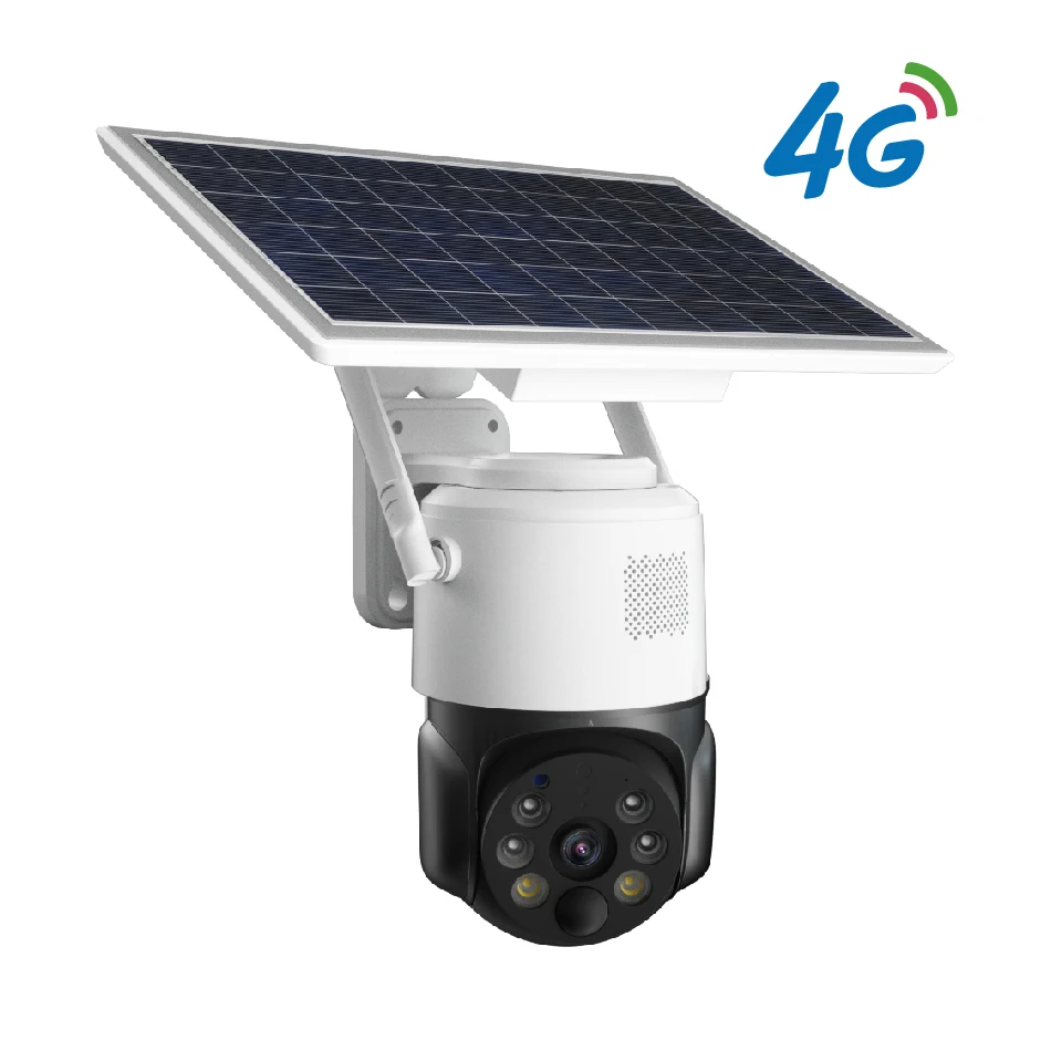 

Wireless 4G WiFi Solar Powered Camera Outdoor Security Protection CCTV 360 PTZ Smart Home Surveillance Camera PIR Battery IP Cam