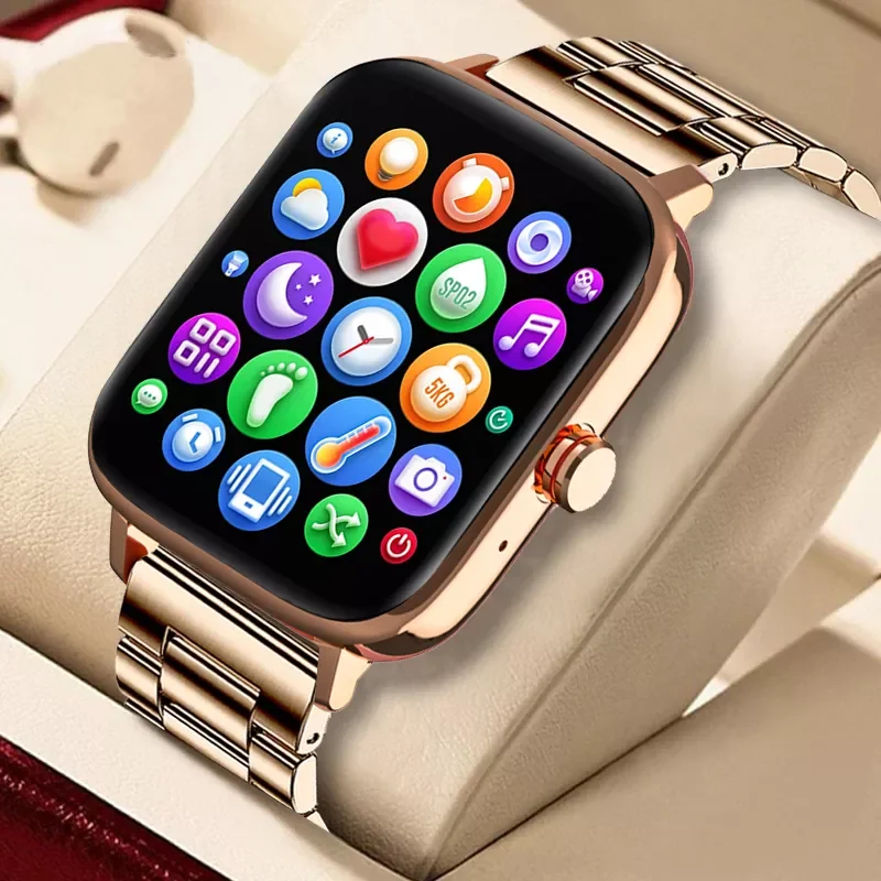 

2022 Bluetooth Смарт-часы с функцией ответа на вызов женские часы с сенсорным циферблатом фитнес-трекер Браслет IP67 водонепроницаемые спортивные С...