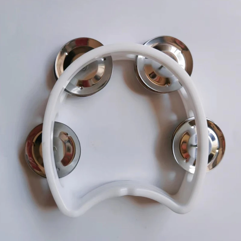 1 шт. погремушка с четырьмя колокольчиками ударный инструмент ручной бубен