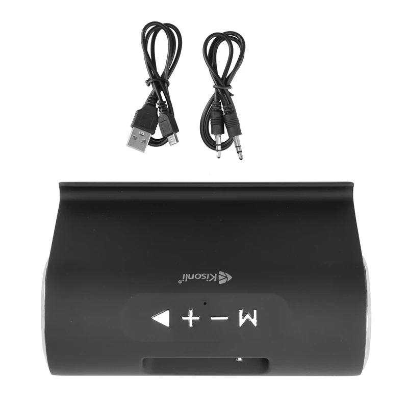 

Wireless Bluetooth Speaker Phone Bracket With Lamp Desktop Audio Card U Disk Subwoofer