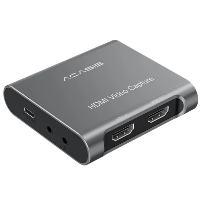 

ACASIS HDMI Video Capture Card 4K 1080P USB 3.0 Hd Recorder For Game Video Live Streaming Compatible For Ps4 Switch