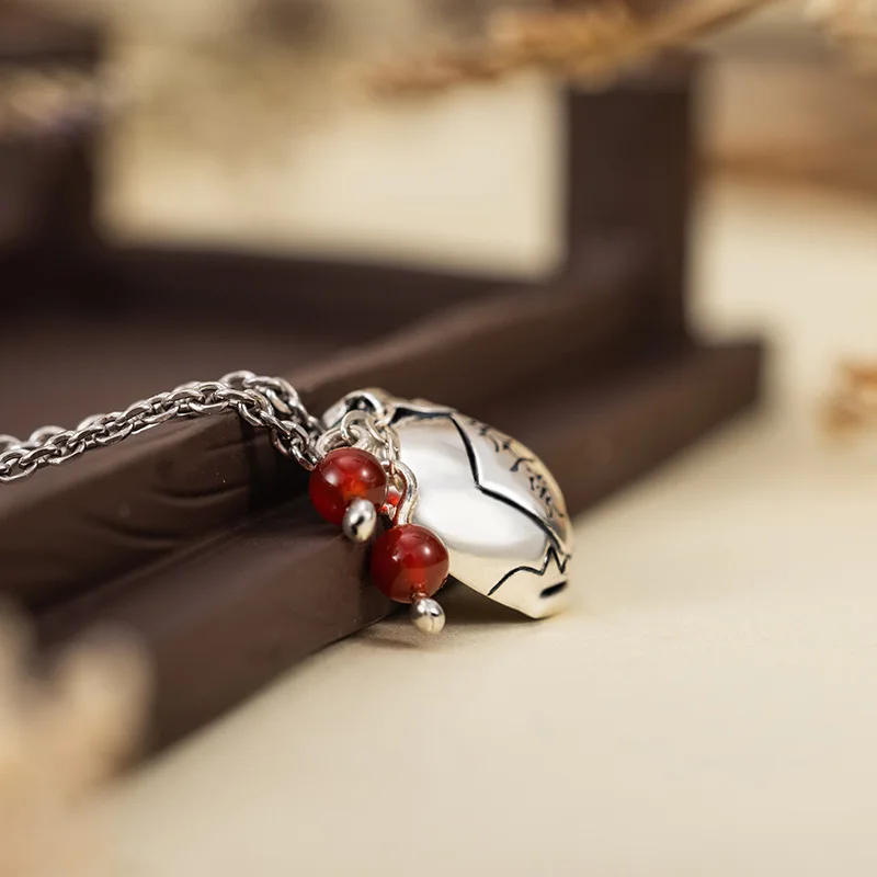 Дешево Grandmaster Of Demonic культивирование Кулон Серебряный 925 пробы Крест Ювелирные изделия ожерелье нетрученный Wei Wuxian Lan Wangji MDZS