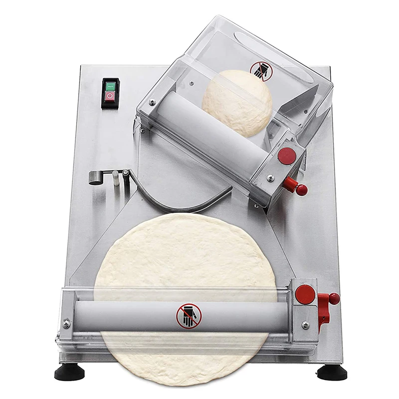 

Pizza Maker Dough Machine Commercial Dough Roller Sheeter Machine Bakery Pizza shaper Pasta Noodle Pizza Bread Equipment 370w