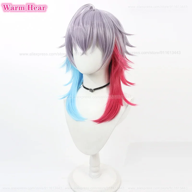 Новинка! Gavis Bettel косплей парик Vtuber Hololive длинный 35 см смешанный цвет термостойкие