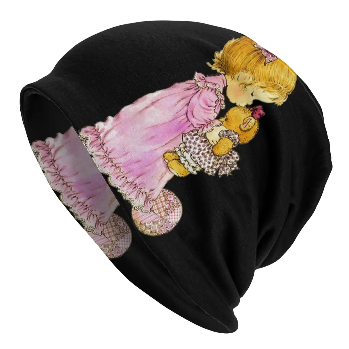 

Custom Cartoon Anime Manga Sarah Kay Slouchy Beanie Hat Men Women Hippie Knitted Skullies Beanies Cap for Outdoor Ski