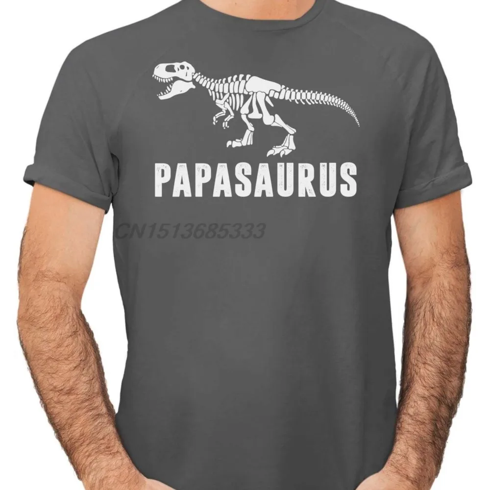 

Bones PAPASAURUS T-rex T-shirts Dino Fun Fathers Day Gifts T-shirts Men Retro Cotton Casual Tees Man O-Neck Oversized TShirts