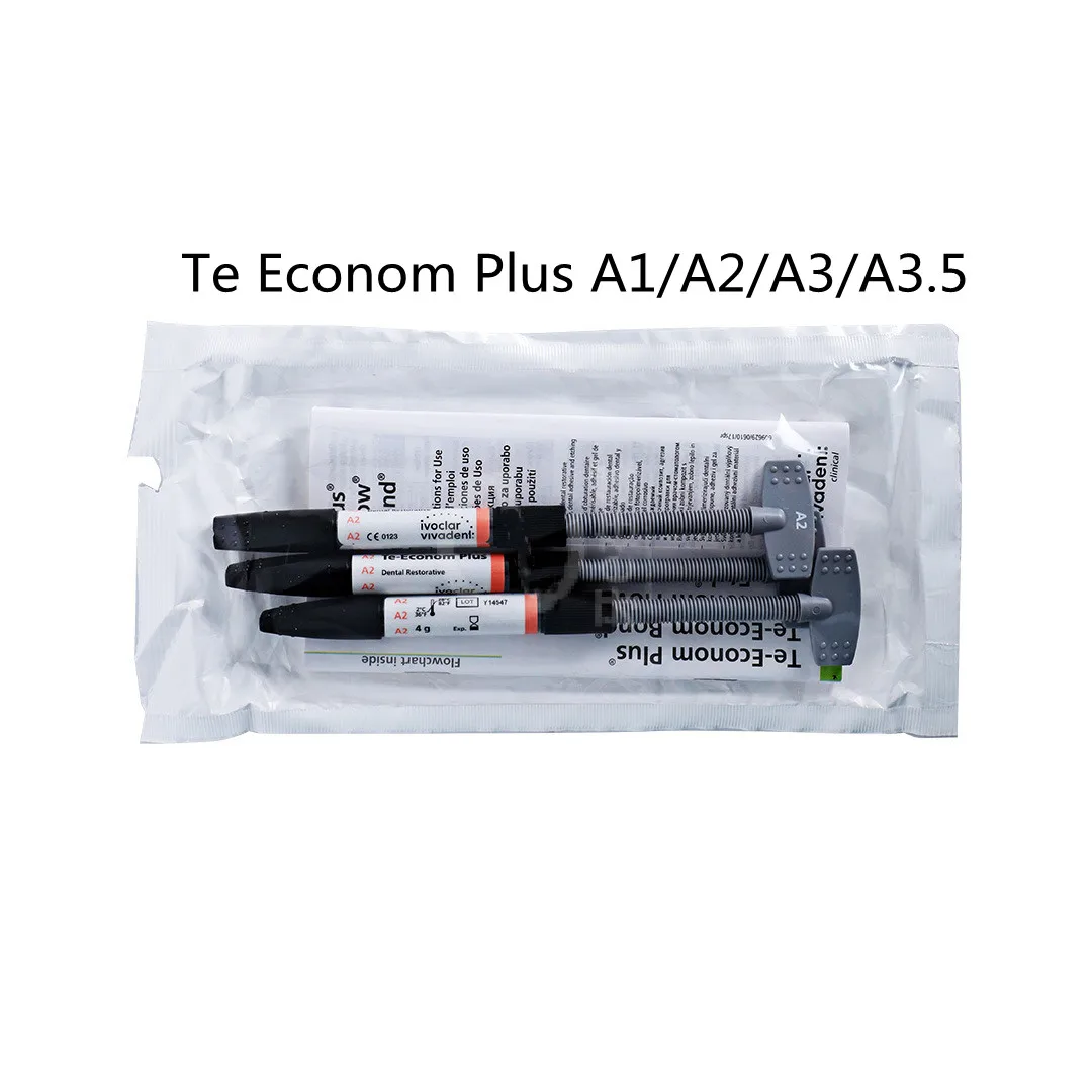 

5Packs Dental Light Cure Composite Resin 1Kit/3Syringe(4gX3) Ivoclar Vivadent TE-Econom Plus