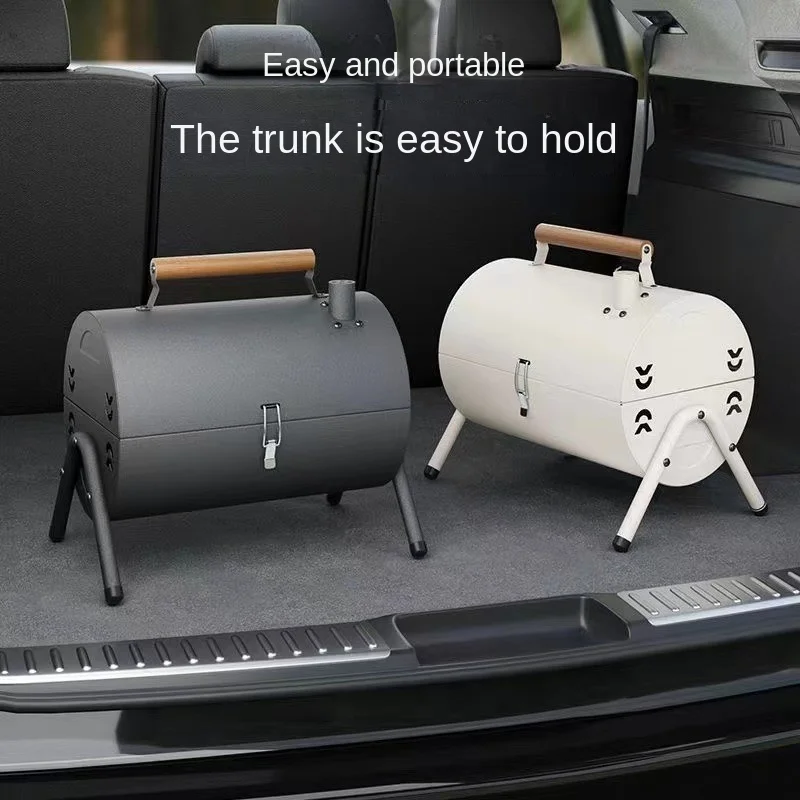 

Печь для приготовления барбекю и дымохода, домашняя печь для ужина, гриль для барбекю на углях, уличная карбоновая печь, американская портативная духовка для Braising 2023