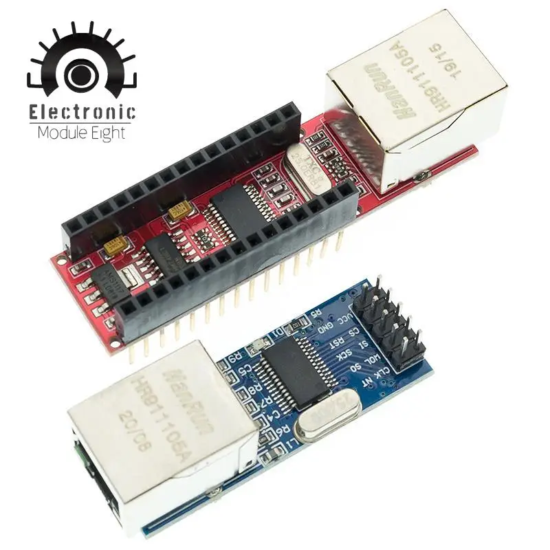 10 шт. Mini ENC28J60 Ethernet Shield/Ethernet Shield для Nano SPI интерфейса сетевой модуль локальной сети