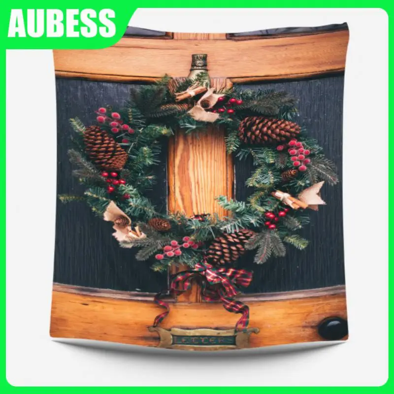 

Tapestry Christmas Backdrop Fireplace Tree Winter Window Interior Baby Birthday Photography Background Navidad Natal Noel Gift