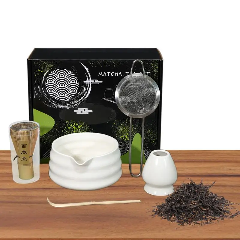 Набор совок для венчика Матча натуральный безопасный набор из 5 предметов