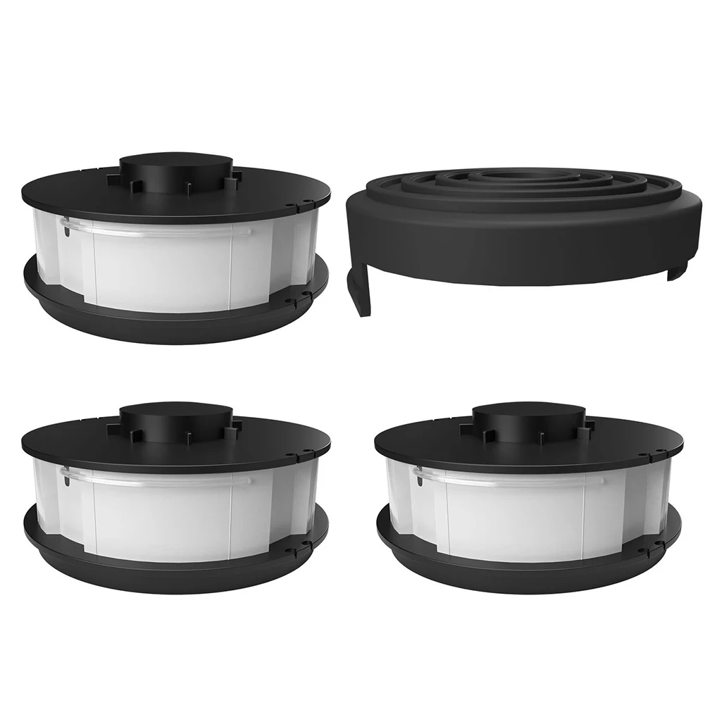 

3Pcs Trimmer Thread Spool Line+Spool Cap Cover For Einhell GC-ET 4530 Lawn Trimmer Spool Replacement Garden Power Tool Parts