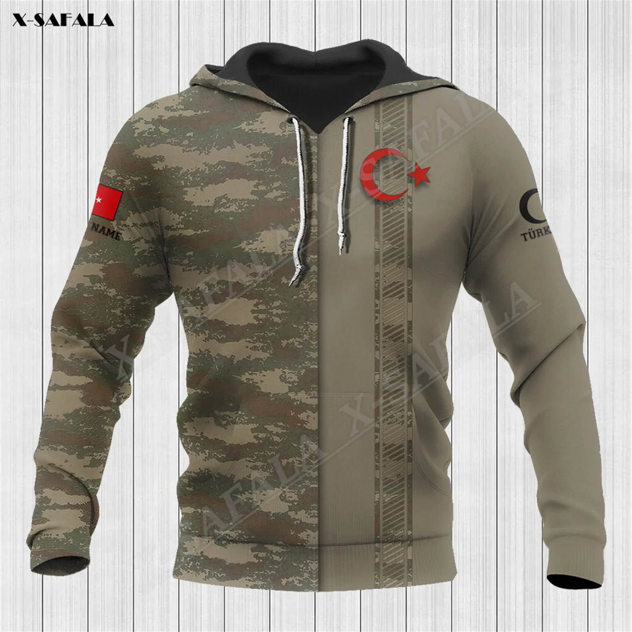 

TÜRKIYE Emblem HALF CAMO Army 3D Printed Man Zipper Zip Up ZIPPED HOODIE Pullover Sweatshirt Hooded Jersey Tracksuits Coat