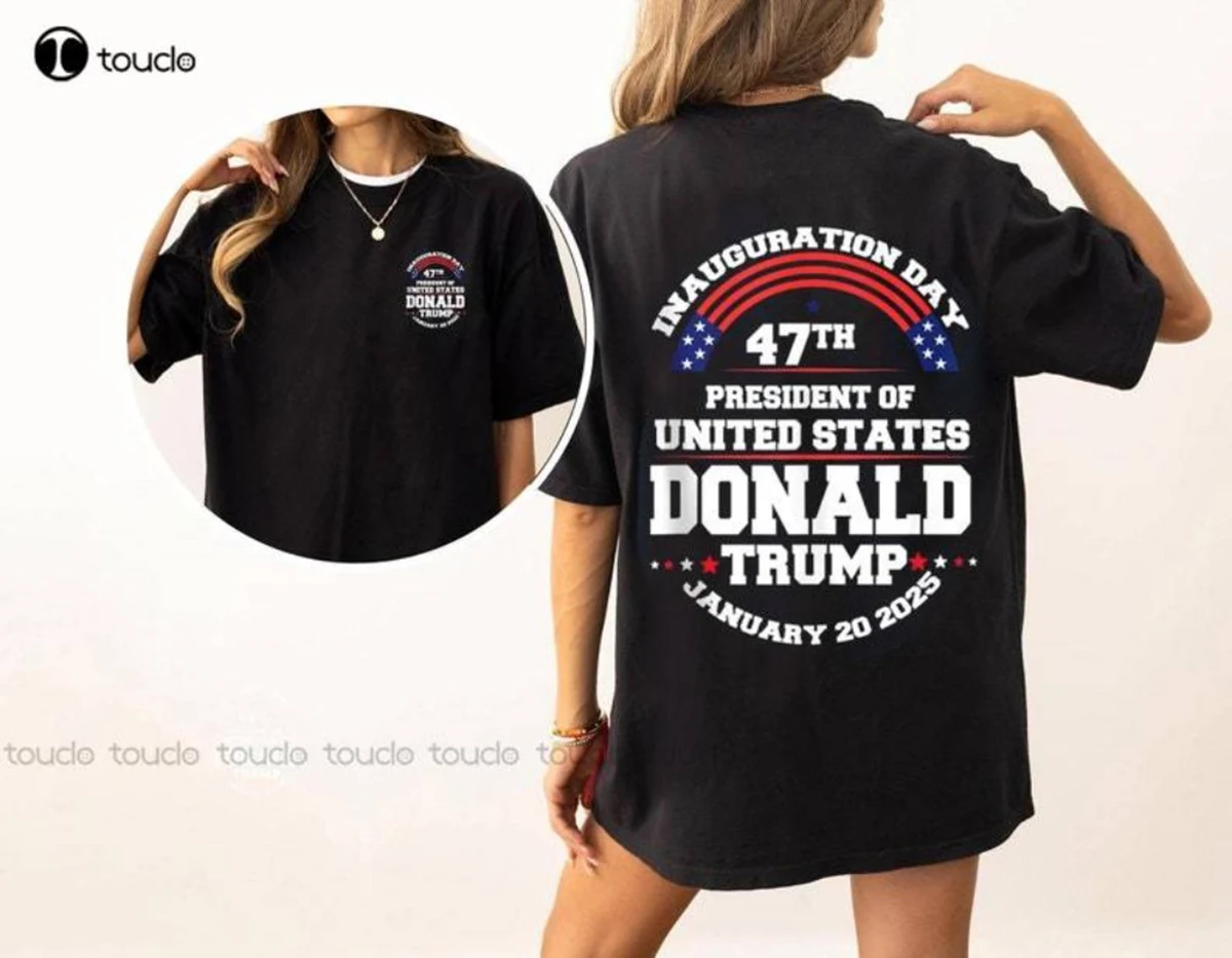 Футболка Trump Inauguration Day рубашка Won футболка 47-го президента США Make America Great Agai