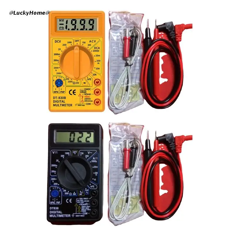 

1999 Counts Digital Multimeter with DC AC Voltmeter Volt Amp Ohm Test Meter