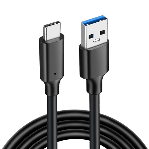 USB3.2 USB3.1 Gen2 Кабель 10 Гбит/с Кабель USB-A к USB типа C 3A 60 Вт Шнур для быстрой зарядки 10G передачи данных USB-C для жесткого диска SSD