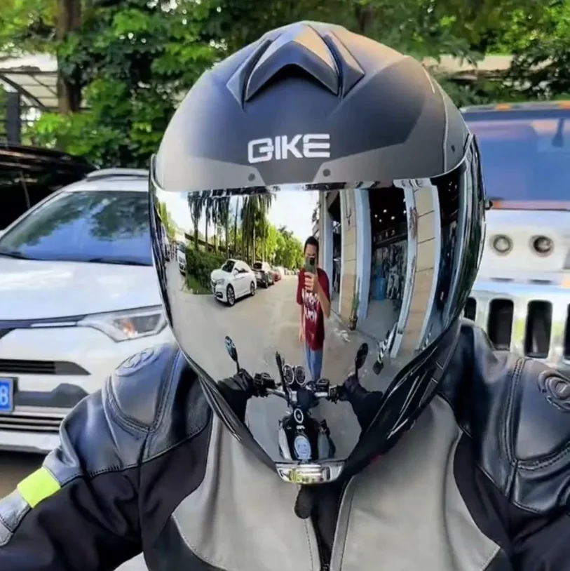 

Qike шлем FP02 Ghost Face шлем FP02 посеребренный синий день и ночь универсальный шлем козырьки запасные части