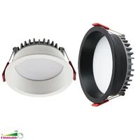 recessed anti glare led cob downlight 18w 24w dimmable 85 265v ceiling lamp spot light 12w 15w home living room bedroom lighting