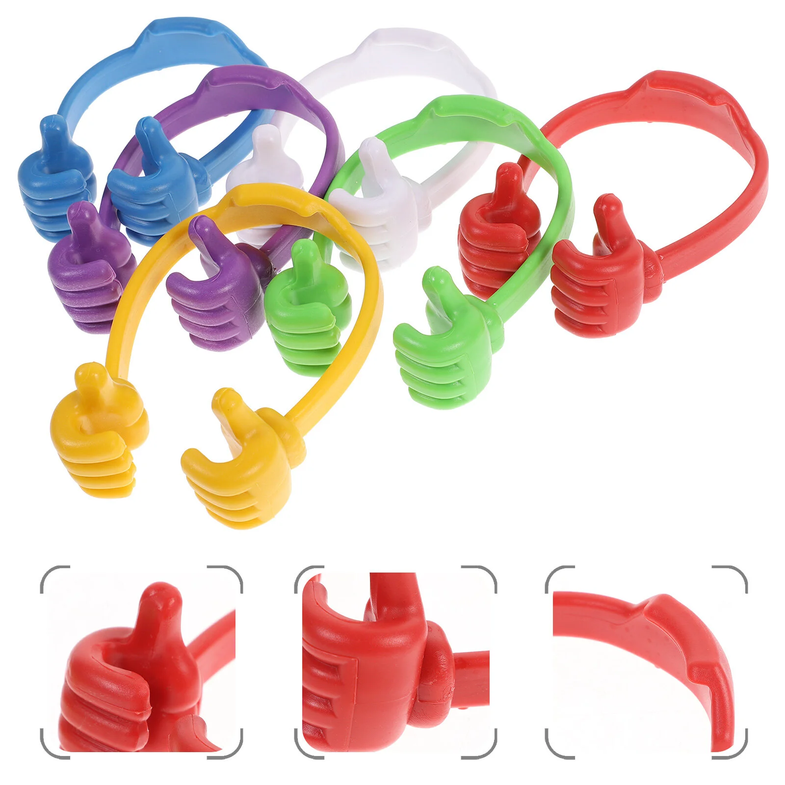 

6Pcs Mobile Holder For Car Stand Tablets Holder Lazy Stand Cell Stand Desk Holder