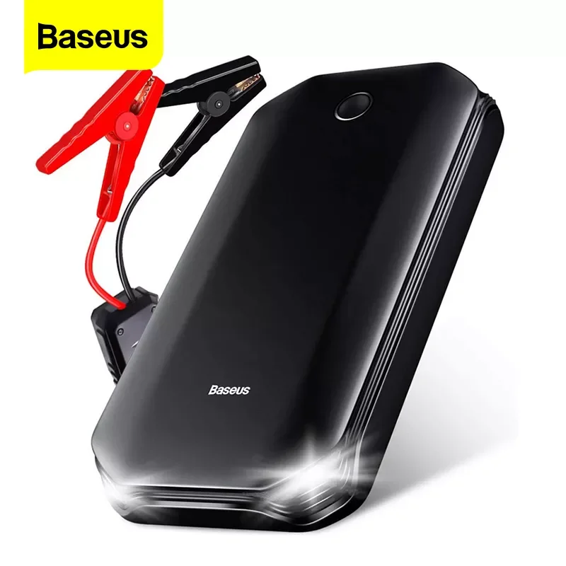 

Baseus Car Jump Starter Power Bank 12V Auto Starting Device 800A Car Booster Battery Jumpstarter Emergency Buster Jumper Start