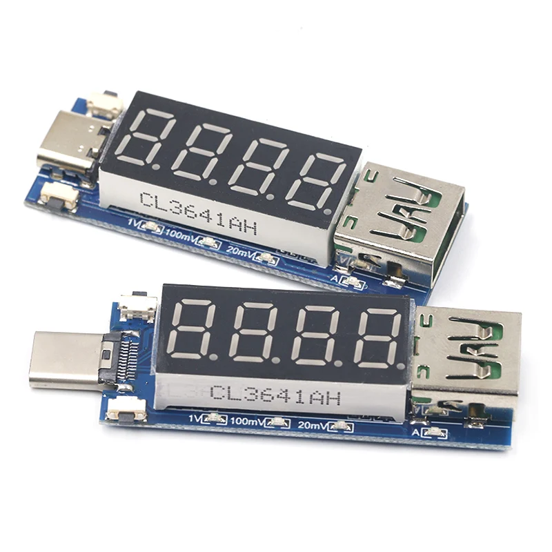 Тип C PD приманка модуль быстрой зарядки триггерный DC Цифровой дисплей измеритель