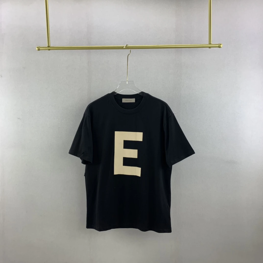

Футболка хлопковая унисекс с принтом букв е, топ свободного покроя в стиле хип-хоп, 8 коллекций