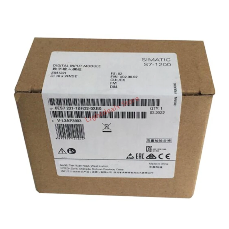 1 шт. Новый цифровой входной модуль Φ 6ES7221 1BH32 0XB0 6ES7221-1BH32-0XB0 6ES7221-3BD30-0XB0 3BD30 в коробке