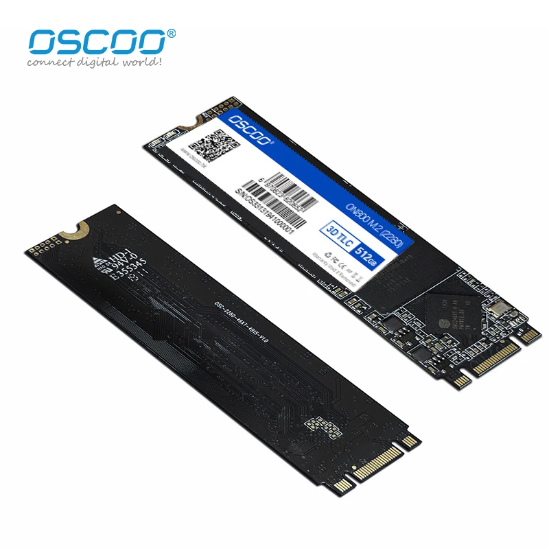 OSCOO SSD M.2 SATA3 2280 Внутренний жесткий диск 128 ГБ 256 512 M2 NGFF Жесткий твердотельный