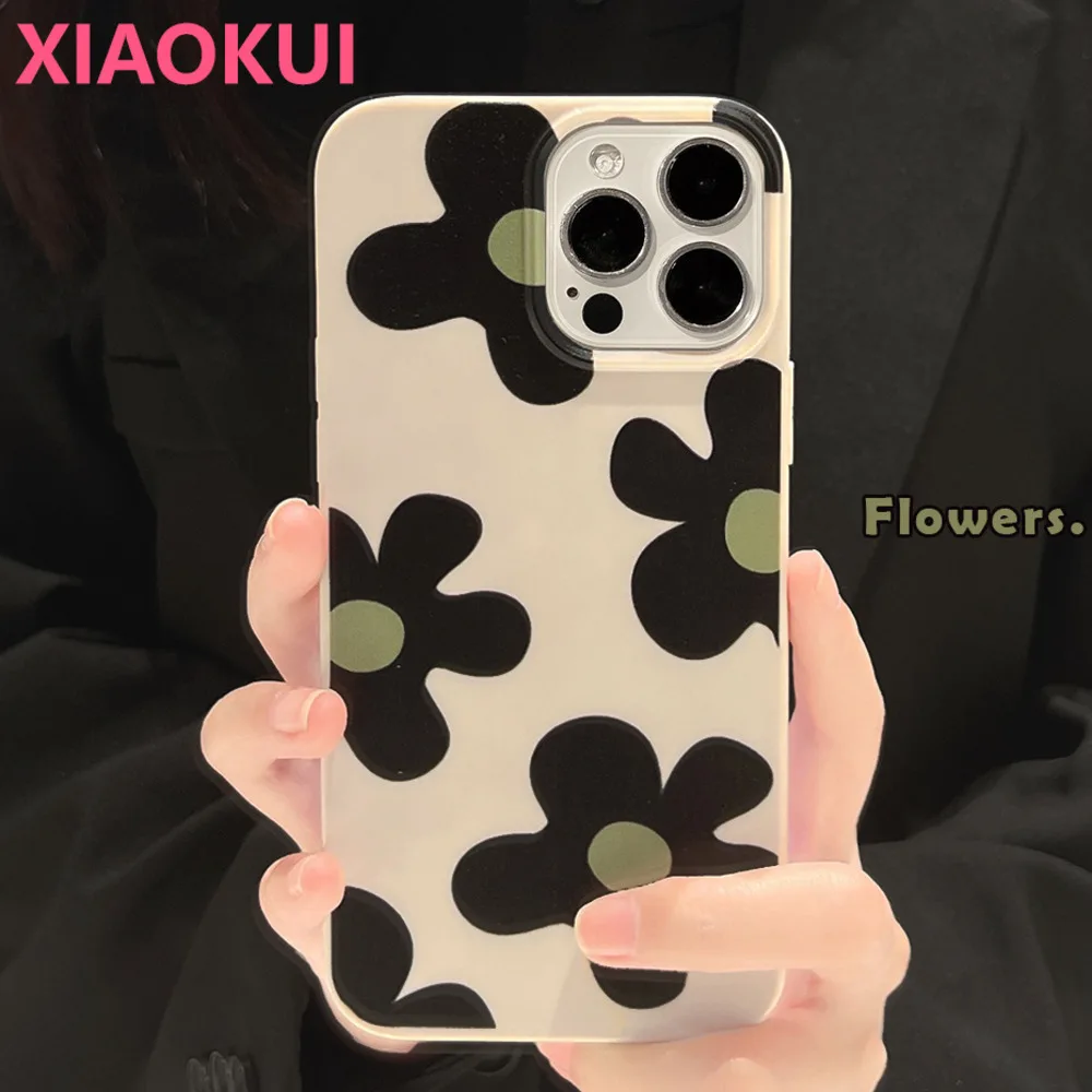 

Luxury Flower Shockproof Cases For iPhone 14 13 12 11 Pro Max Mini Soft Silicone Bumper Cover for iphone X XR XS 7 8 Plus SE20