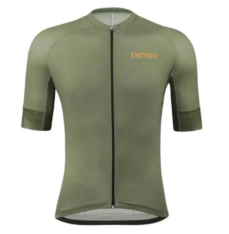 

ENCYMO NEW Pro Team Top Quality Men's Cycling Jersey Short Sleeve Tight Fit Bicycle Road Bike Clothing