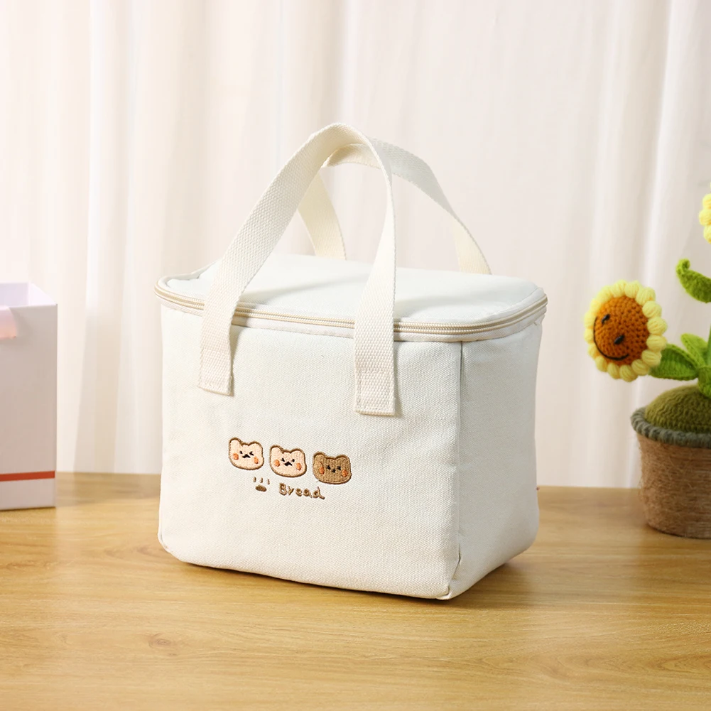 

Многофункциональная Сумка-тоут для ланча, портативная изолированная сумка-холодильник, мультяшный многоразовый тоут большой вместимости для работы/школы/путешествий/пикника