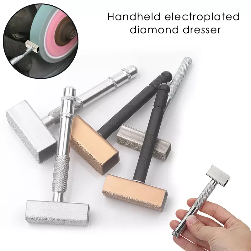 

2023NEW Wheel Dresser Wheel Stone Diamond Grinding Dresser Disc sharpening Handle Sintered Head Dressing Abrasive Grinder Tools