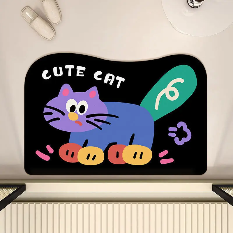 VIKAMA Впитывающий Нескользящий Ковер Для Домашнего Декора Прикроватный С Рисунком