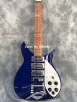 628mm 325 6 string blue electric guitar5 degrees neckfingerboard has the gloss of varnish