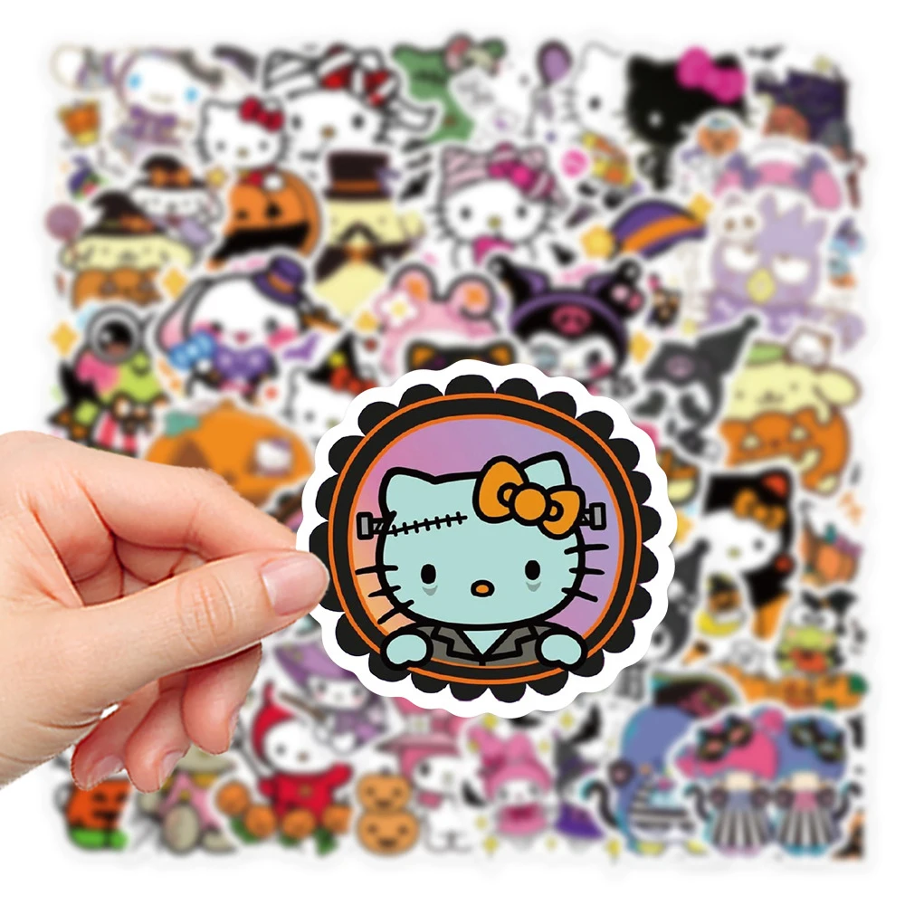 Набор граффити Minioso на Хэллоуин для багажа ноутбука телефона автомобиля