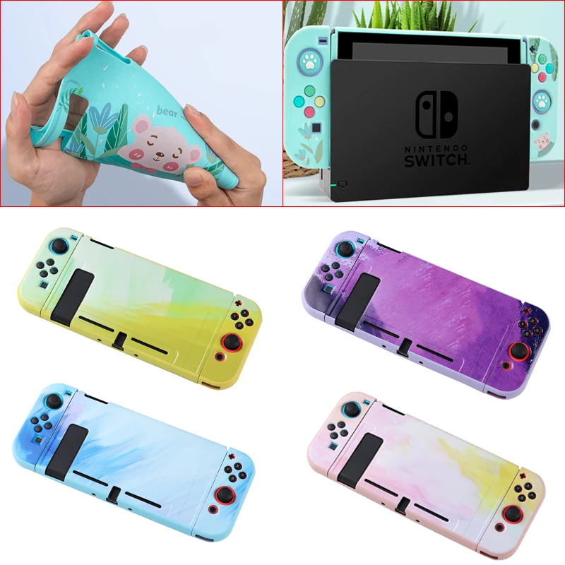 

For nintendo switch accessories protective case TPU All-inclusive Soft cover housing shell NS Game Host Console Cover Pouch