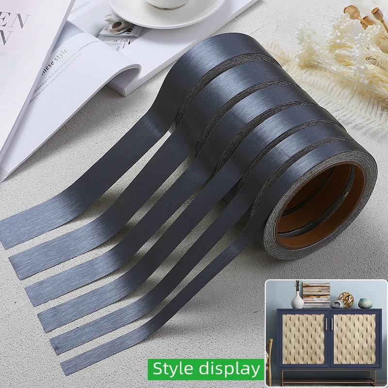 10-метровая Темно-синяя Толстая Металлическая Кромка Декоративная Полоса ПВХ