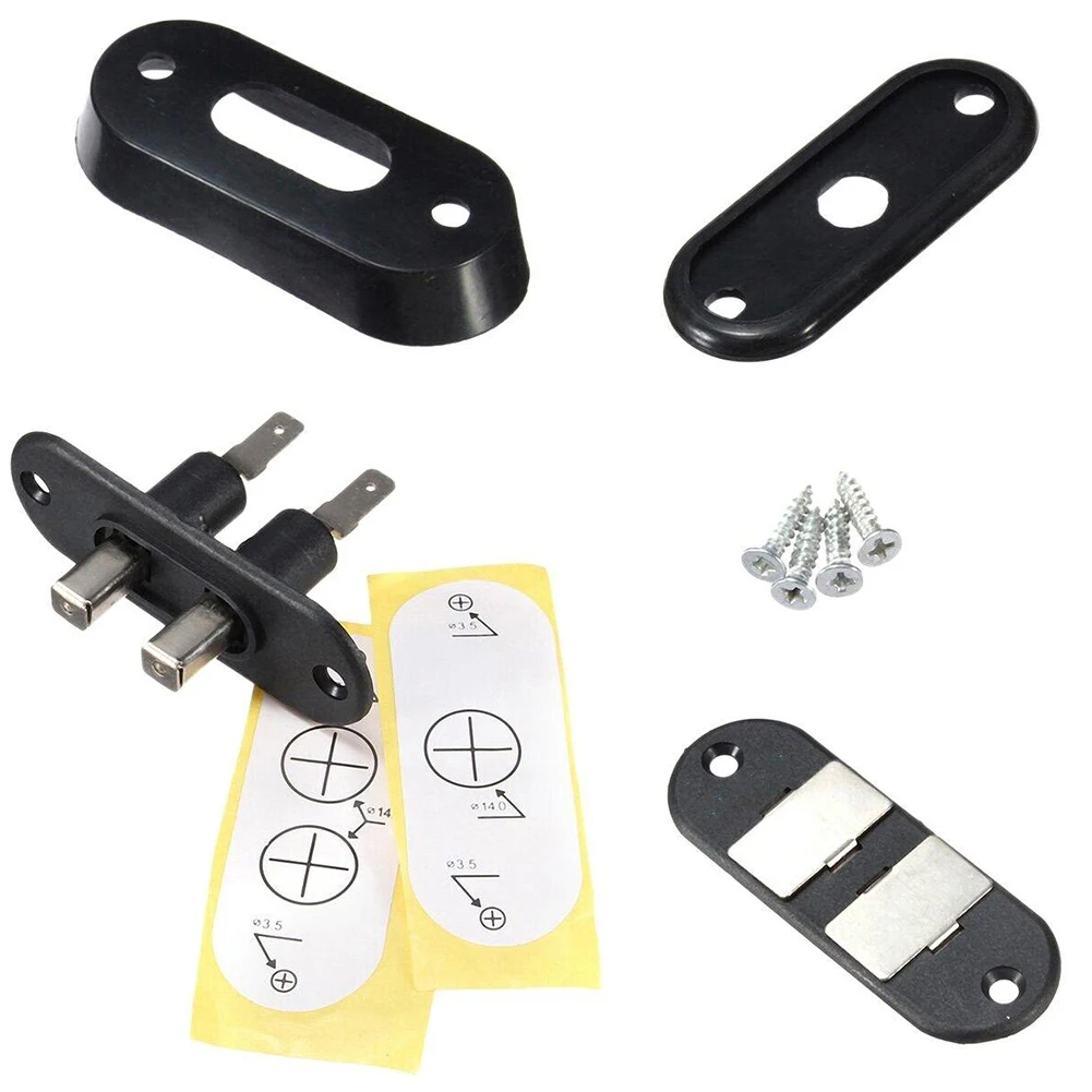 

Hot Sale Black Sliding Door Lock Contact Switch For Car Van Alarm Central Locking Systems For T4 Car