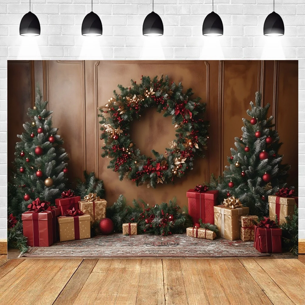 Рождественский венок для фотосъемки