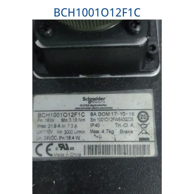 

Б/у, Серводвигатель BCH1001O12F1C, функция тестирования без повреждений