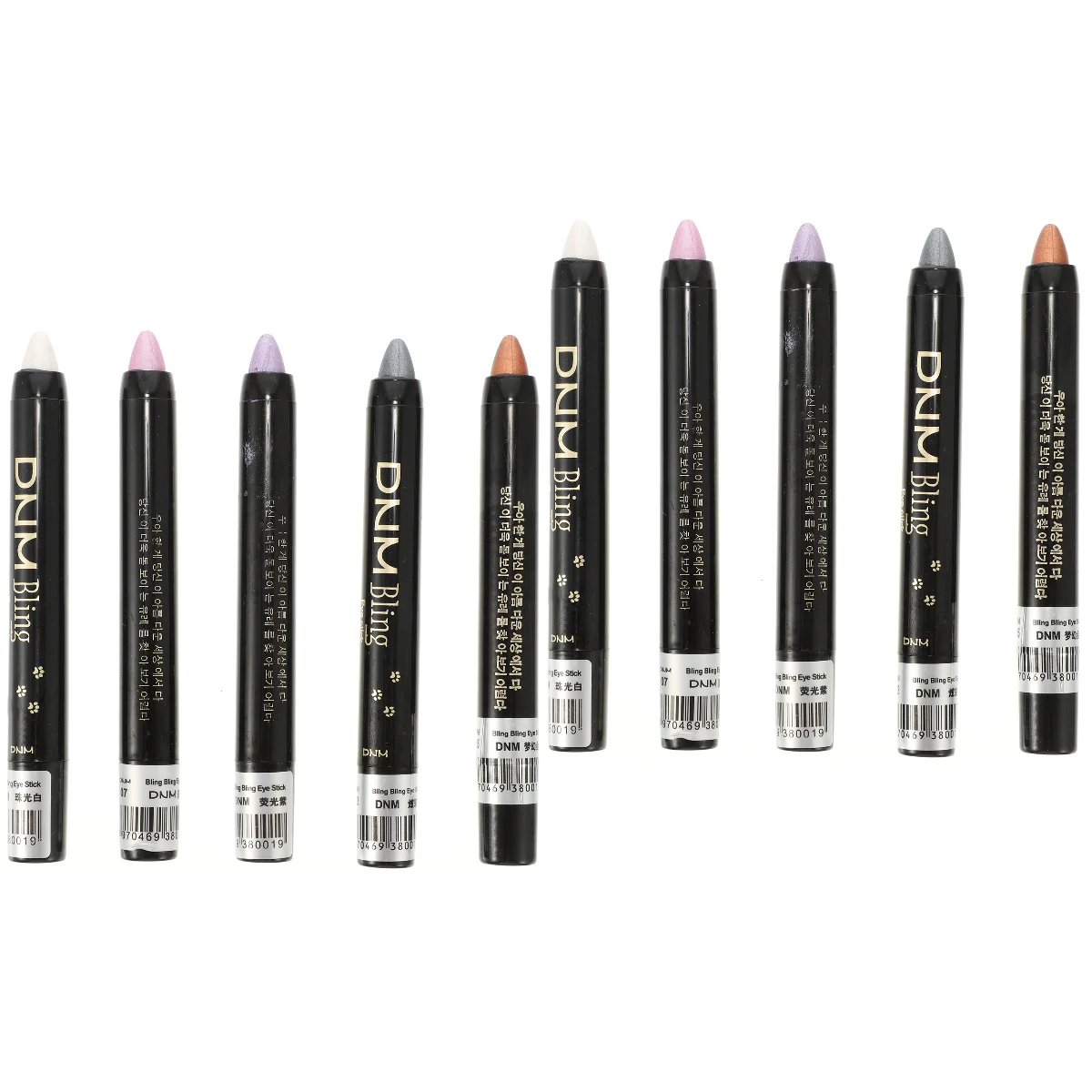 

10 pcs Eyeshadow Crayons Shiny Colored Sticks Eyeshadow Pen Eye Makeup Tools