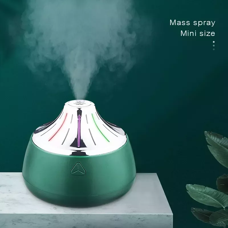 

Увлажнитель воздуха для помещений, комнатный аромадиффузор с отрицательными ионами, увлажнитель с красочными лампочками настроения, 52D