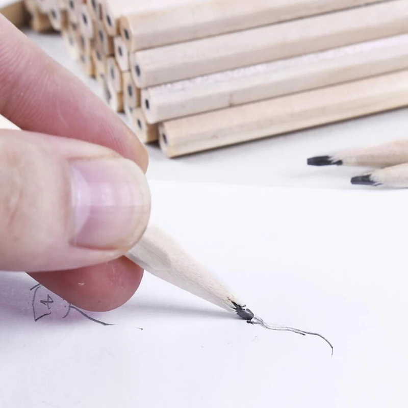 

Wholesale! 10pcs High Quality Wood Color Pencil Hb Student Writing Pencil Office Learning Sketch Painting Art Supplies