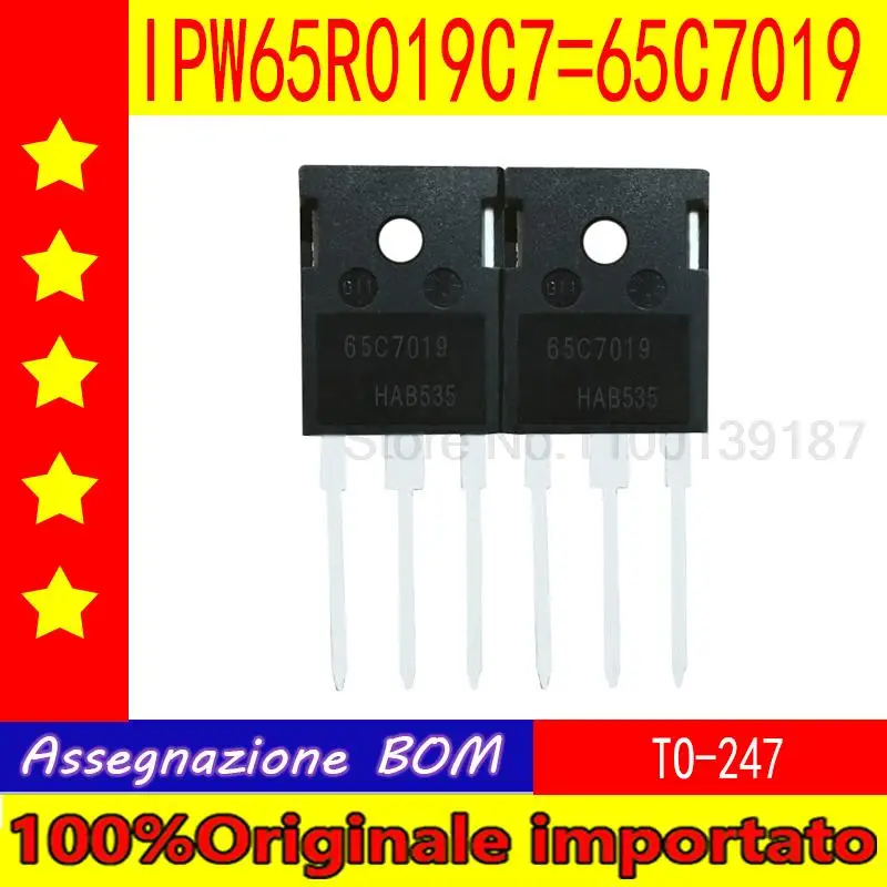 10 шт./лот IPW65R019C7 65C7019 IPW65R037C6 65C6037 IPW65R045C7 65C7045 IPW65R048CFDA 65F6048A TO-247