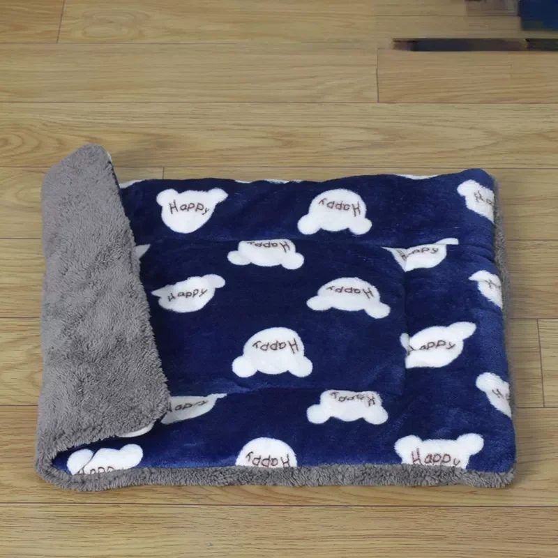 

Thick Warm Dog Bed Mat Soft Pet Sleeping Cushion Mats Washable Dogs Cat Bed with Removeable Cushions for Small Large Dogs